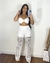conjunto calça renda tricot