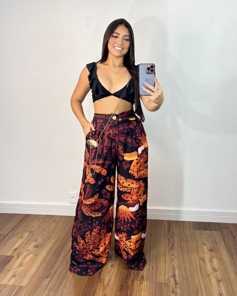 pantalona Farm (preto/laranja)