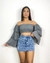 cropped lastex babado na internet