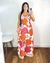 vestido longo estampado - comprar online