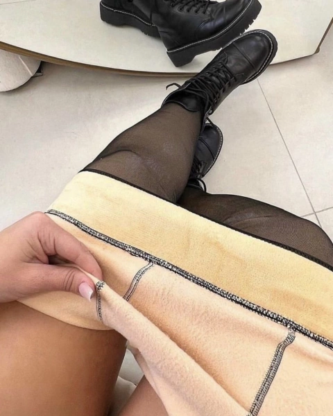 meia calça peluciada