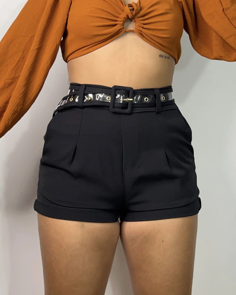 short cinto transparente - comprar online