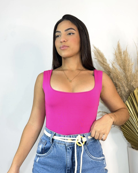 Body suplex decote quadrado