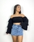 cropped lastex babado - Prin Modas