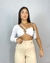 Cropped mula manca fivela - comprar online