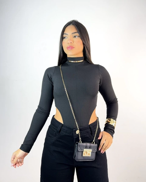 Body cavado canelado premium - comprar online