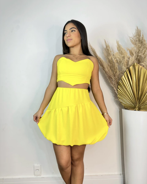 Conjunto saia balonê