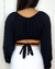 cropped manga bufante reto - comprar online