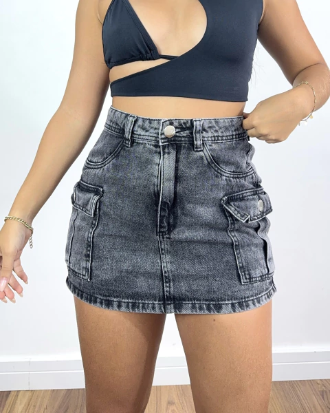 saia cargo jeans grafite - comprar online