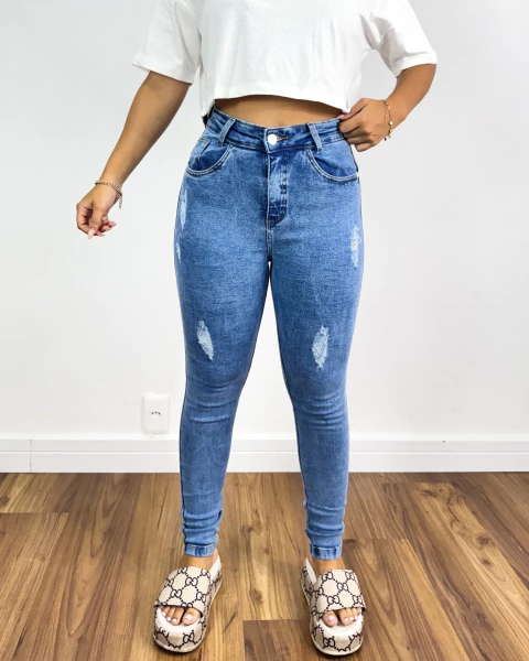 Calça jeans sal e pimenta premium REF: 67125