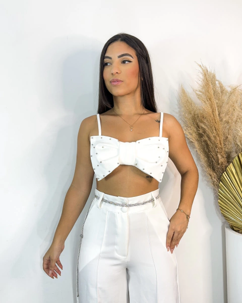 Cropped laço aplicações