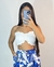 cropped tricot tomara que caia - comprar online