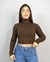 cropped gola alta ribana
