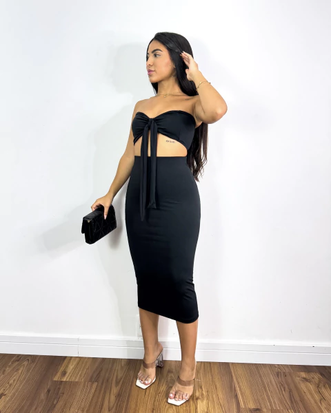 Conjunto saia midi laço - comprar online