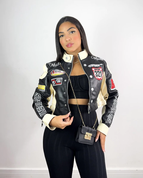 Jaqueta couro sintético Muts