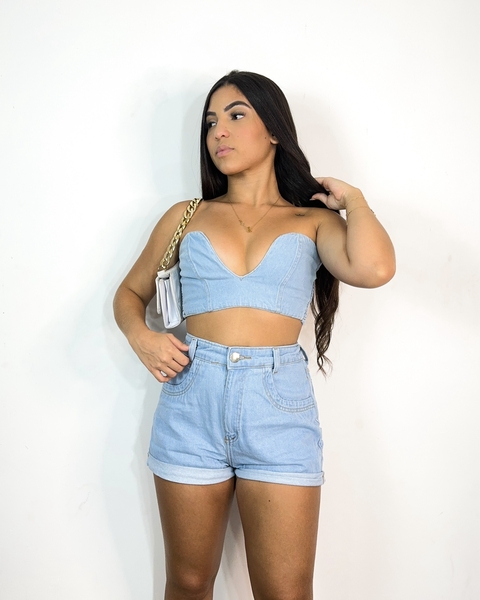 Conjunto jeans top v