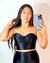 corset cetim alça strass na internet