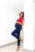 Macacão Gestante Camila Jeans com Elastano - loja online