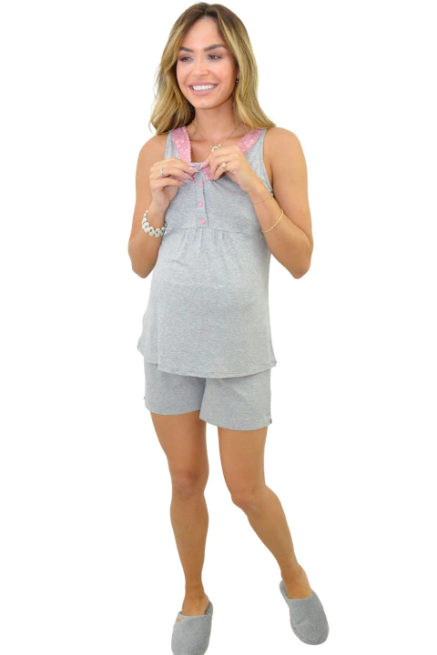 Pijama Luana de Amamentar