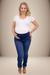 Calça Fernanda Jeans com Elastano Cós de Suplex - comprar online