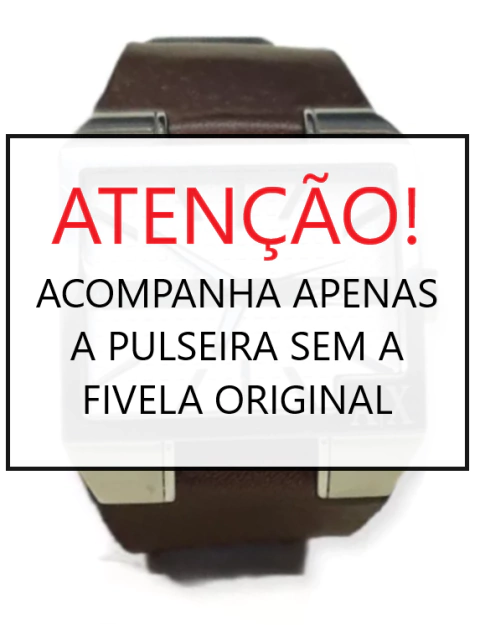 Pulseira AX2033 Compatível Sem Fivela Para Relógio Armani Exchange