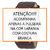 Pulseira DZ4128 Compatível Sem Fivela Para Relógio Diesel Laranja Com Costura Branca