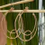 BRINCO ARGOLA 2 FIOS FOLHEADO EM OURO 18K