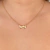 COLAR 2 CORAÇÕES FOLHEADO EM OURO 18K - comprar online