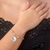 PULSEIRA DE BOLINHAS COM PINGENTE ORAÇÃO DO PAI NOSSO FOLHEADO EM RÓDIO - comprar online