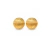 BRINCO BOLA RISCADA DOURADO
