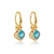 BRINCO CLICK COM 3 ZIRCÔNIAS COLORIDAS FOLHEADO EM OURO 18K - comprar online