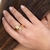 ANEL COM 2 QUADRADOS CRAVEJADOS DE ZIRCONIA FOLHEADO EM OURO 18K