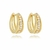 BRINCO CLICK OVAL CRAVEJADO DE ZIRCONIAS FOLHEADO EM OURO 18K - comprar online