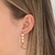 ARGOLA 4 ESFERAS FOLHEADO EM OURO 18K - comprar online