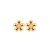 BRINCO FLOR AREIA DOURADO