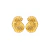 BRINCO DOURADO DE DESIGN ORGANICO