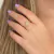 ANEL SOLITARIO CRAVEJADO DE MICRO ZIRCONIA FOLHEADO EM OURO 18K - comprar online
