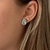 CONJUNTO COLAR TRIPLO COM PEDRAS FUSION COLORIDAS FOLHEADA EM OURO 18K - Cesari Joias