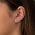 BRINCO EARCUFF ZIRCONIAS FOLHEADO EM RODIO