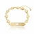 PULSEIRA COM PINGENTE I LOVE YOU E CORA