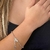 PULSEIRA TERCO DE BOLINHAS FOLHEADO EM RODIO