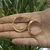 ARGOLA ARO RETO FOLHEADA EM OURO 18K - comprar online