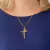 COLAR FÉ CRAVEJADO FOLHEADO EM OURO 18K - comprar online