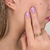 ANEL COM 6 CORAÇÕES E MICRO ZIRCÔNIAS CRAVEJADAS FOLHEADO EM OURO 18K - comprar online