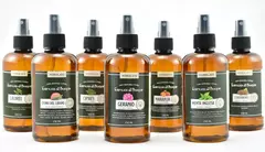7 Hidrolatos 250 ml (Laurel, Cedro del líbano, Ciprés, Geranio, Naranja, Menta, Coriandro)