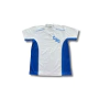 CAMISETA M/C BRANCA C/ DETALHE AZUL ROYAL - BARRETO GURIAN