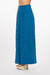 Pantalón ancho de pinzas en tono azul, con un diseño elegante y fluido. Mod. Yasmin sku. 34936