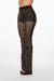 Conjunto de pantalón con perlas y un blazer negro, destacando su diseño elegante y moderno. Mod. Raizel Sku. 33886