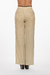 Pantalón de lino en color beige con detalles a contraste y ajuste en la cintura.Mod. Esmeralda sku. 34881