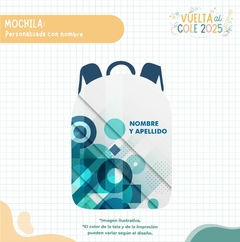 MOCHILA ESCOLAR - MODELO ABSTRACTO - comprar online